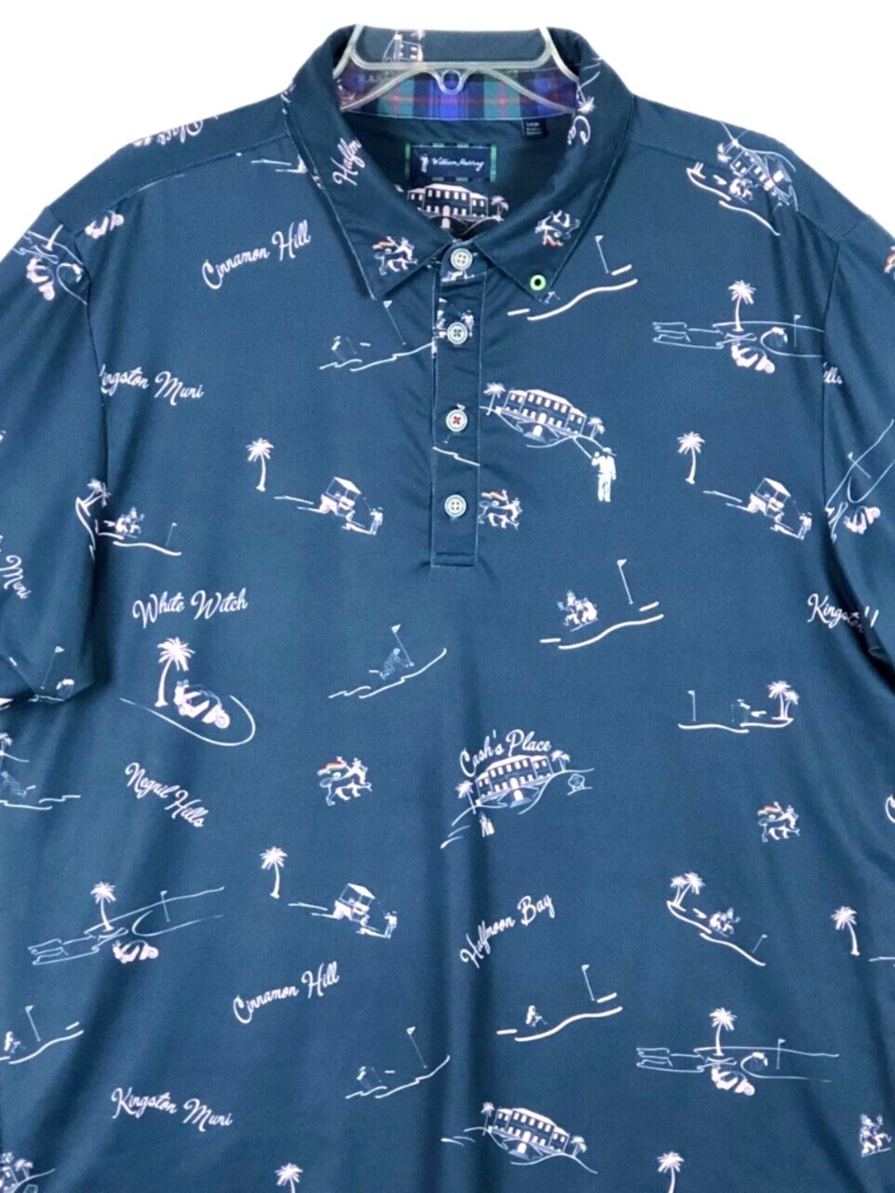 William Murray | Jamaican Me Drink Graphic Golf Polo Golf Courses Clubs 2XL